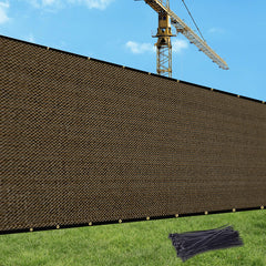 5'X25' Brown HDPE Fence