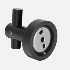 Round Base Wall Hook With Screws Matte Black Hook, 4-piece Set, Suitable For Entry-level Shoe Cabinets, Wardrobes, Bathrooms, Bedrooms, Furniture Hardware, Cannot Be Shipped On Weekends