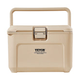 Portable Cooler 16.5 QT Insulated Hard Cooler 23 Can Capacity With Cup Holder