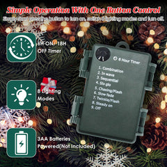 2Pcs Solar Powered Lighted Christmas Tree Urn Filler With Light Artificial Xmas Trees Light With Berries Decor Balls
