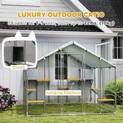Catio Outdoor Cat Enclosure With Waterproof Cover