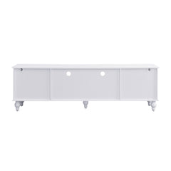 VIBE HAUS 70.9 Modern TV Stand For TVs Up To 80 Inches, Entertainment Center With Open Compartment, TV Storage Cabinet With 2 Drawers, 2 Cabinets And 5 Solid Legs For Living Room