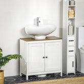 Bathroom Sink Cabinet, Freestanding Under Sink Cabinet Adjustable Shelf
