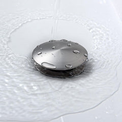The Bathroom Sink Drain Has No Overflow Hole, And The Basin And Washbasin Pop-up Drain Is Made Of 304 Stainless Steel