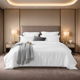 2-Pack White & Pink 3-Piece Bedding Set Solid Duvet Cover Set Includes One Duvet Cover And Two Pillowcases. Suitable For Both Single And Double Beds For Men And Women. Features A Cute Unisex Design Pe