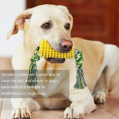 Dog Toys, Dog Toys Suitable For Strong Chewing, Durable And Chewy Squeaking Interactive Dog Toys, Small, Medium And Large Dog And Puppy Teeth Chewing Corn Cob Toys