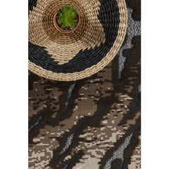 Hide GC CHD1001 Brown 5 Ft. 3 In. X7 Ft. Area Rug