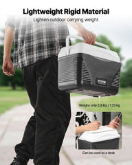 Portable Cooler 8.5 QT Insulated Hard Cooler 12 Can Capacity With Handles