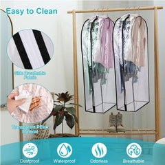 5-piece Set Of Hanging Clothes In A Bag Dustproof And Waterproof