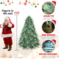 PE, PVC Christmas Tree, Green