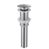 The Bathroom Sink Drain Has No Overflow Hole, And The Basin And Washbasin Pop-up Drain Is Made Of 304 Stainless Steel