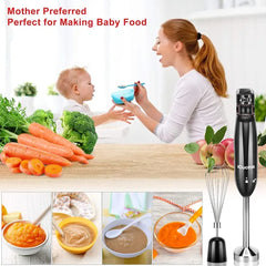 ICucina 4-in-1 Variable Speed Immersion Hand Blender