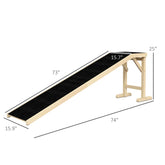Dog Ramp For Bed, Pet Ramp For Dogs With Non-Slip Carpet And Top Platform