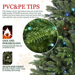 7ft Pe,pvc Mixed Christmas Tree