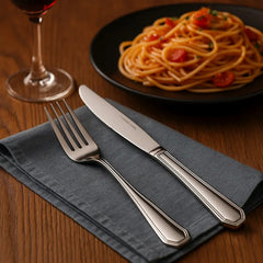 16 Piece Luxury High-end Silver Tableware Family Utensil Set - Stainless Steel 4-person Utensil Service Including Fork, Knife, Spoon, And Teaspoon - Durable, Elegant, Rust Proof Utensil Set, USPS Ship