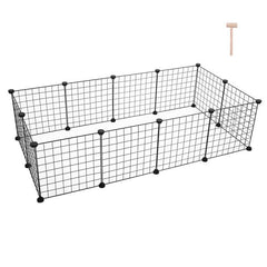 12 Pieces Of Iron Mesh Material Fence
