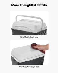 Portable Cooler 8.5 QT Insulated Hard Cooler 12 Can Capacity With Handles