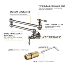Wall-mounted Folding Faucet