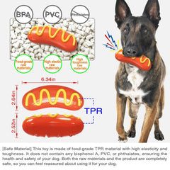 PPOKEl Dog Chew Toys Aggressive- Chaewers.Indestructible Dog Toy For Aggressive Chewer,Tough Chew Toys For Dogs Rubber Orange Plain