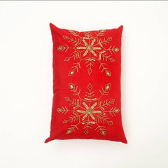Soft And Fashionable Polyester Wooden Pillow With Bead Decoration