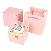 Little Bear Cake Bear Surprise Rotating Jewelry Box (does Not Include Necklace And Ring), Comes With A Candle As A Gift, A Romantic Gift Box, Suitable For Girlfriend's Birthday, Valentine's Day Or Pro