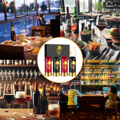 4pcs Skull Shot Glasses, 1.5oz - Reusable, High-Quality Plastic Bullet Cups For Whiskey, Cocktails & Wine, Perfect For Bars, Parties & Gifts