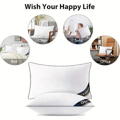 Bed Pillows Blue 2pack