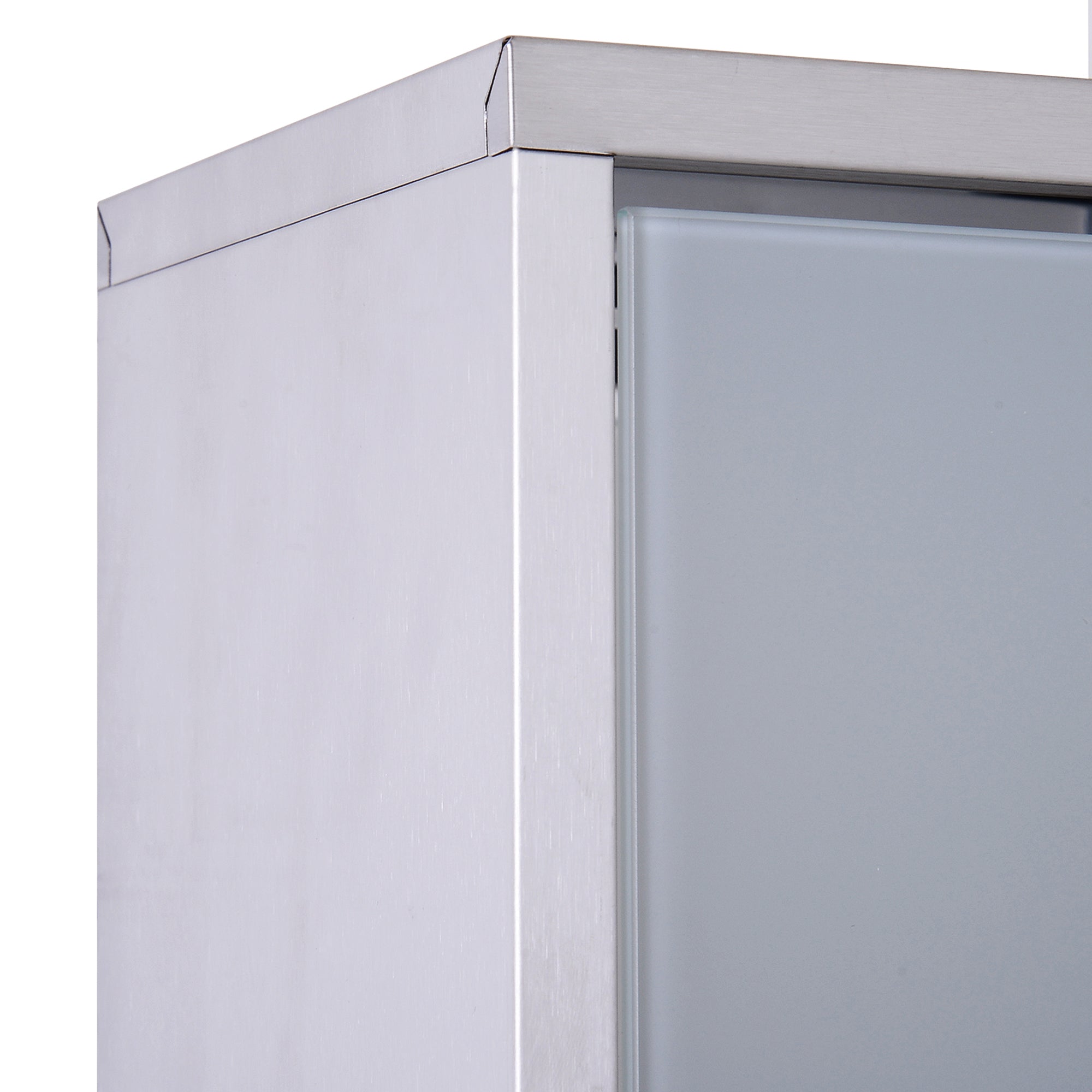 12" x 20" Lockable Medicine Cabinet, 3 Tier Stainless Steel Medical Wall Box with 2 Keys and Shelves for Bathroom