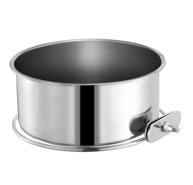 Tainless Steel Dog Bowl Pets Hanging Food Bowl Detachable Pet