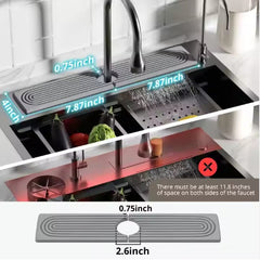 Diatomaceous Earth Sink Tray Stone Home Sink Caddy Kitchen Instant Dry Sink Organizer