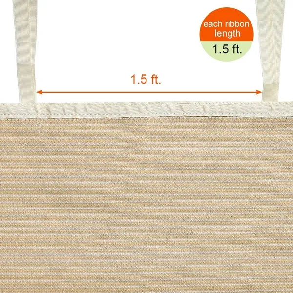 Finished Reinforcing Ropes For Shade Nets Made Of Special High-strength Polypropylene Ropes, Sewn For Wind Resistance And No Need For Bundling