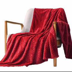 Solid Color Flannel Wheat Grain Blanket Children's Blankets