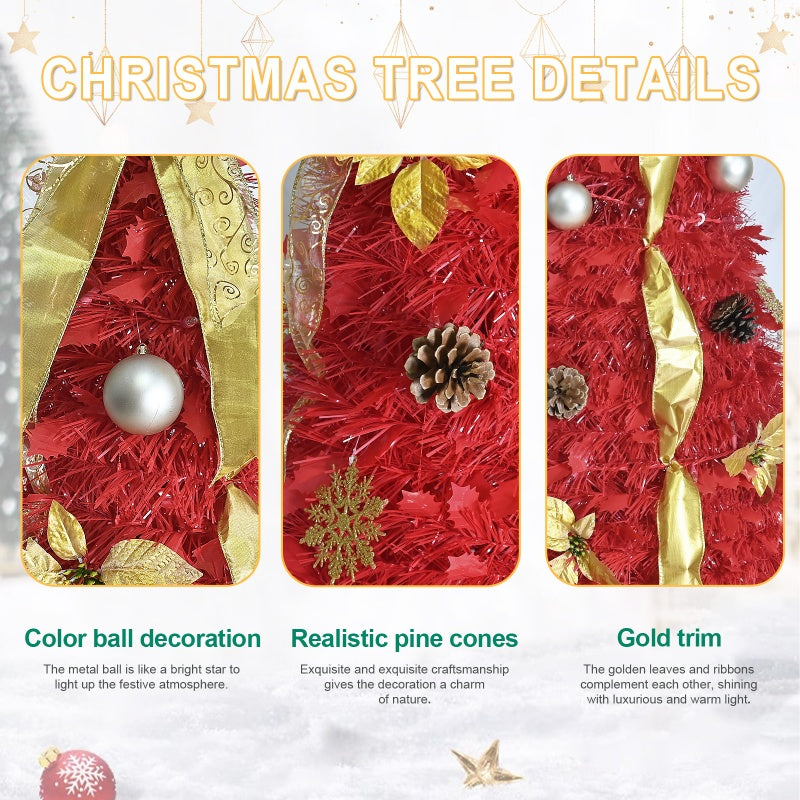 6ft Christmas Tree, Holiday Decorations
