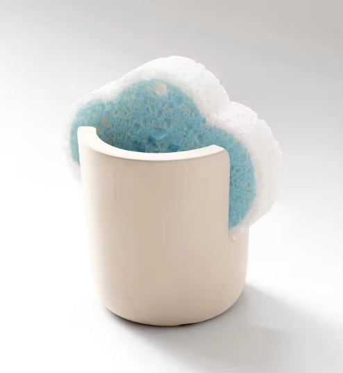 Diatom Mud Sponge Rack Kitchen & Bathroom Sink Caddy For Sponges Scrubbers