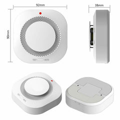 (4 Pack)Smoke Alarm Fire Protection Home Security System Smoke Alarm (Logistics Only For USPS.TK/TMEU Only For Self-pickup)