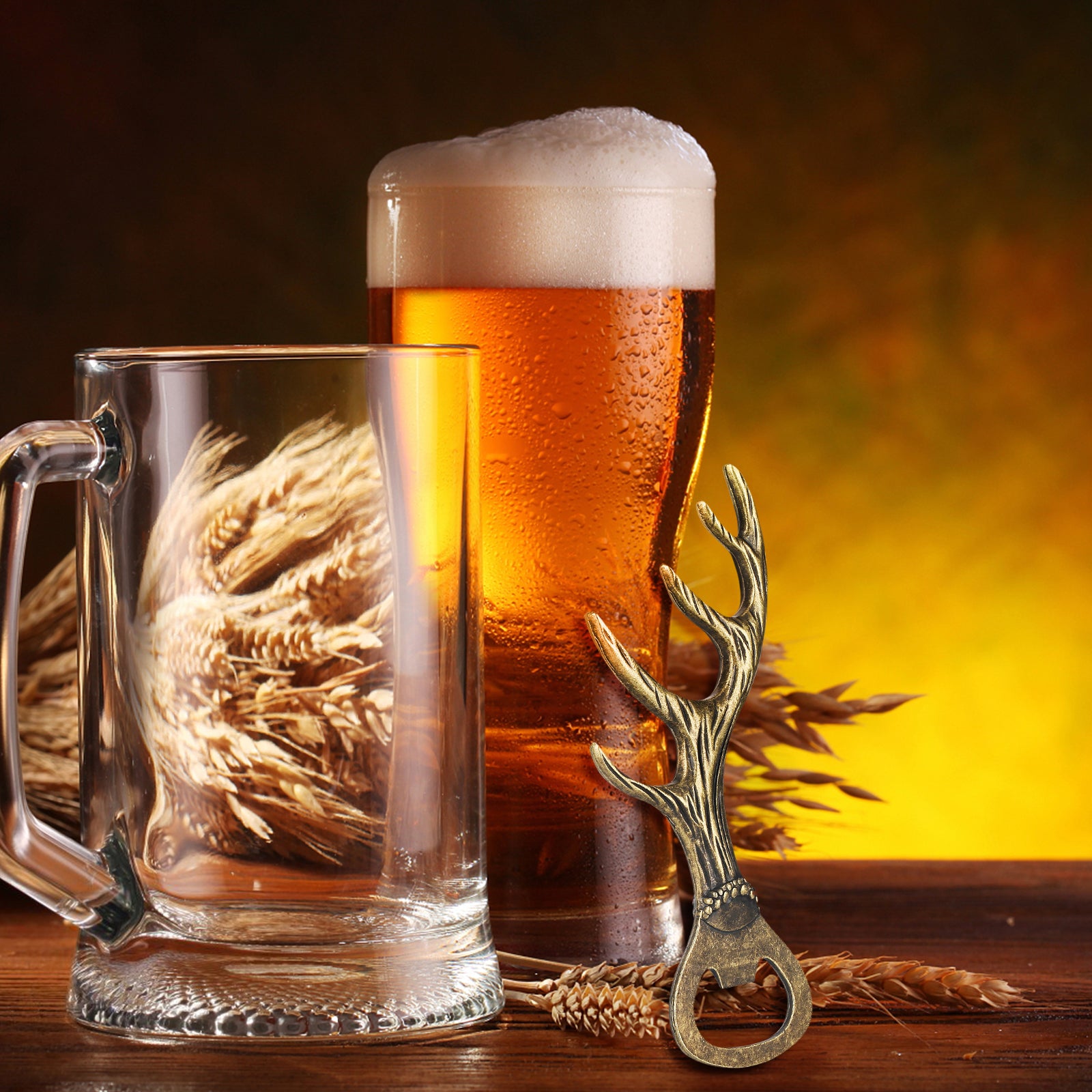 Deer Antler Bottle Opener Is A Small Tool Suitable For Various Parties And Gatherings Used To Open Beer, Wine, Juice, For Bars, Restaurants, Party Supplies, Wine Accessories, Universal Gifts