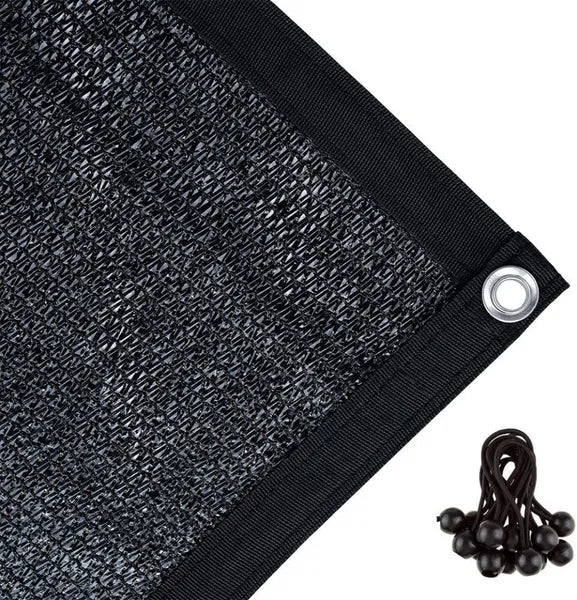 12ft*6ft This Finished Black Shade Net Provides Efficient Shading, Protects Plant Health, And Enhances Gardening Results.