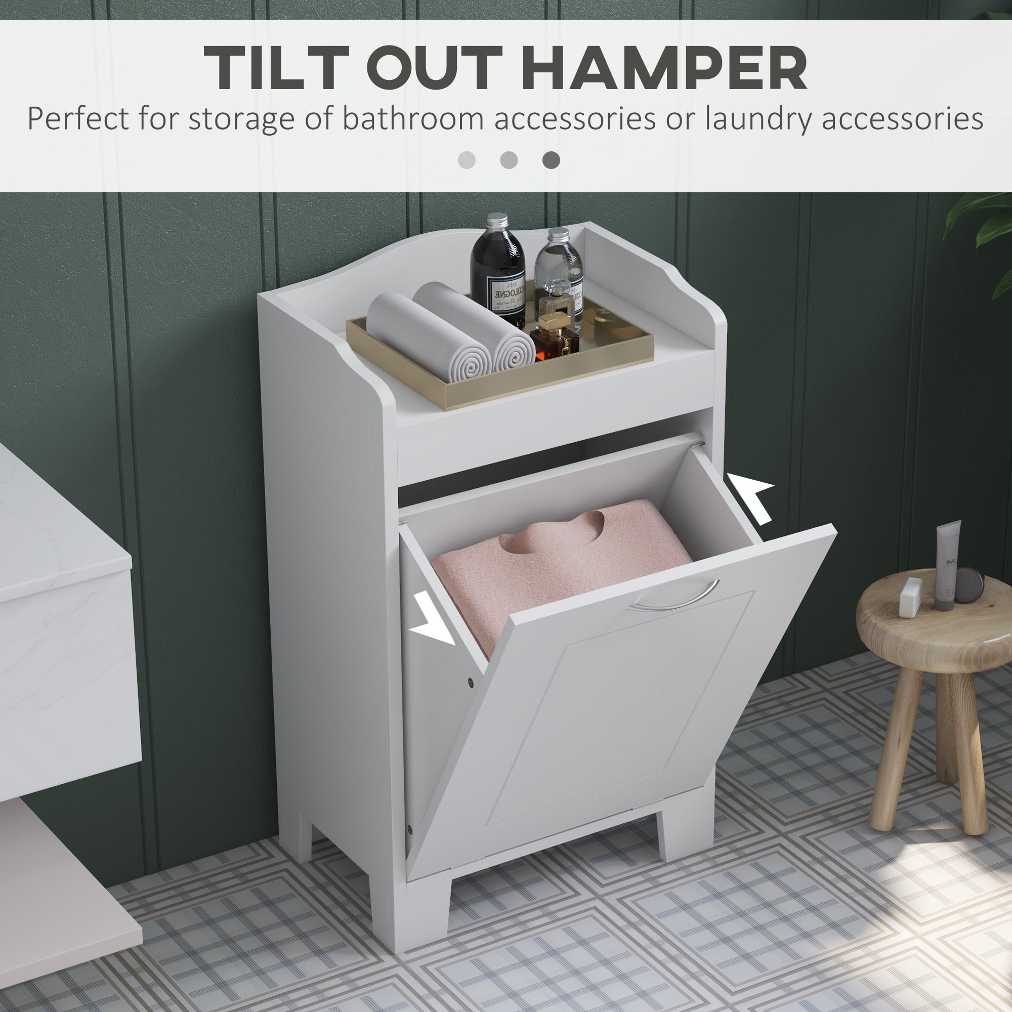 31" Tilt Out Laundry Hamper