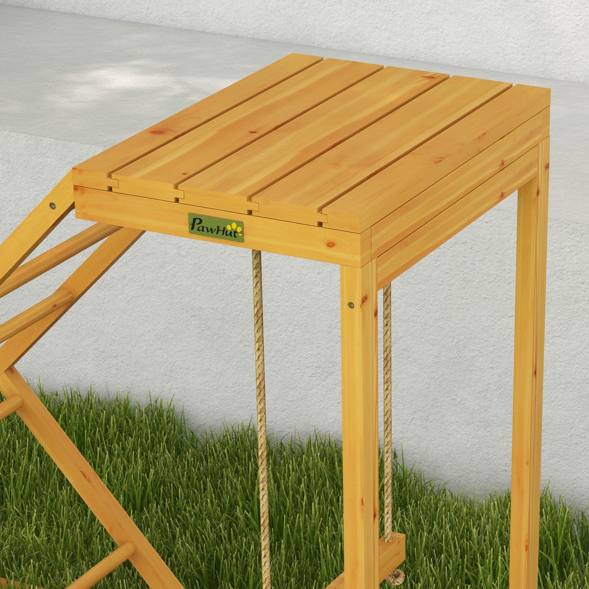 Chicken Activity Play for Healthy & Happy Animals with Chicken Perches & Hen Ladder, Chicken Coop Toy, Yellow