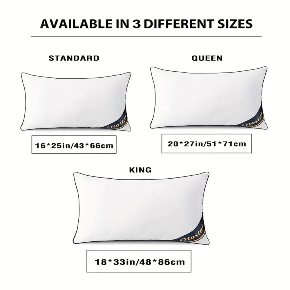 Bed Pillows Blue, 1pack