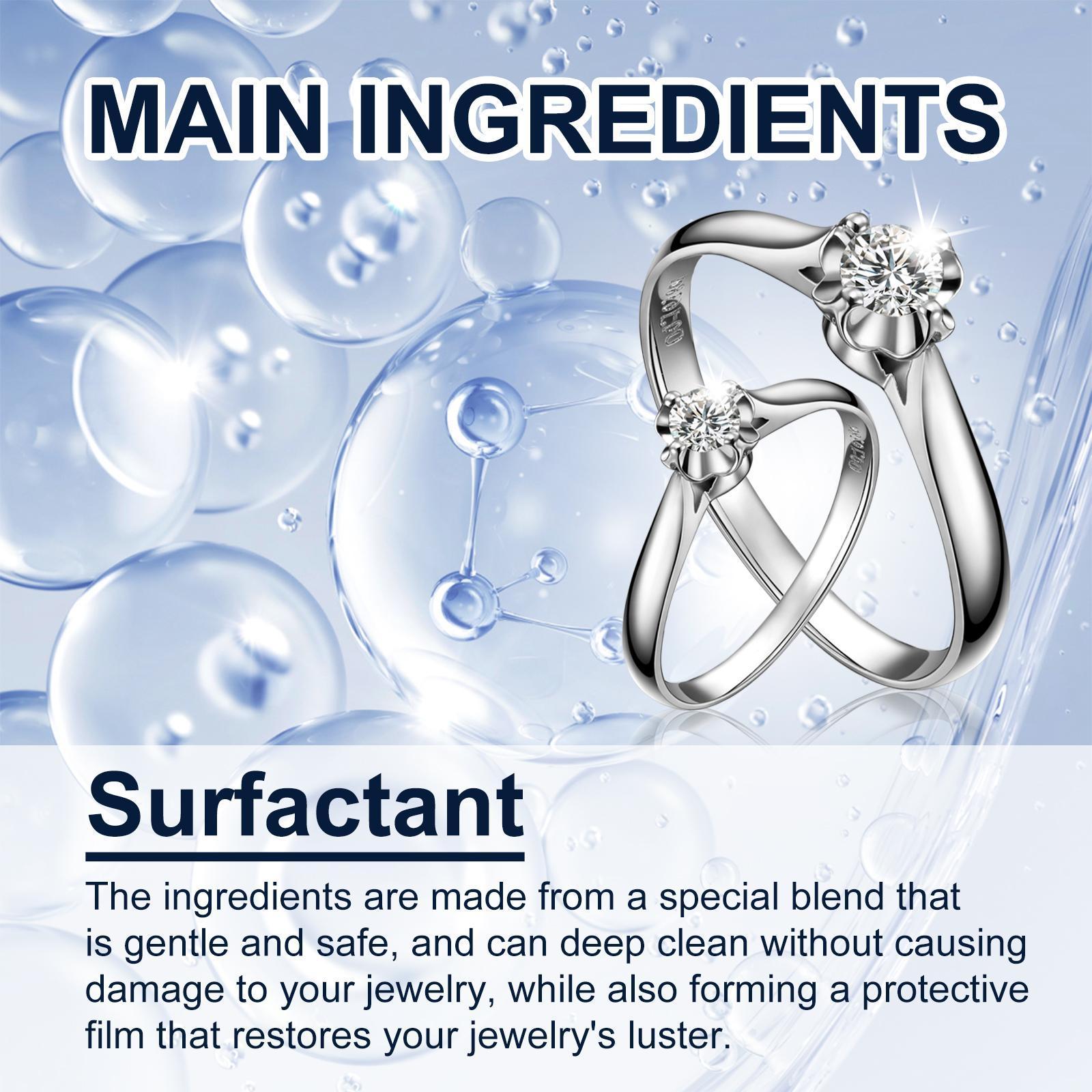 Jack Huo Jewelry Cleaner Necklace Gold Jewelry Cleaning, Black Removal, Stain Removal, Antioxidant Maintenance