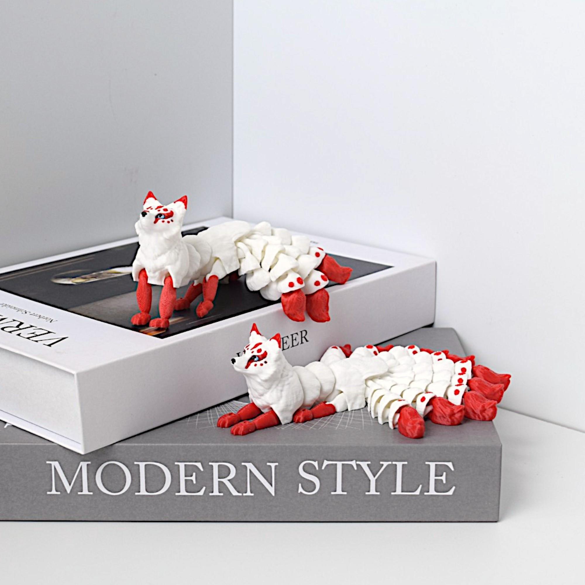 Nine-tailed Fox, Smart Fox Shape, Fantasy Texture, Exquisite Details, Fairy-style Appearance, Exquisite Craftsmanship, Thoughtful Gift Decoration, Adding Fairy Charm