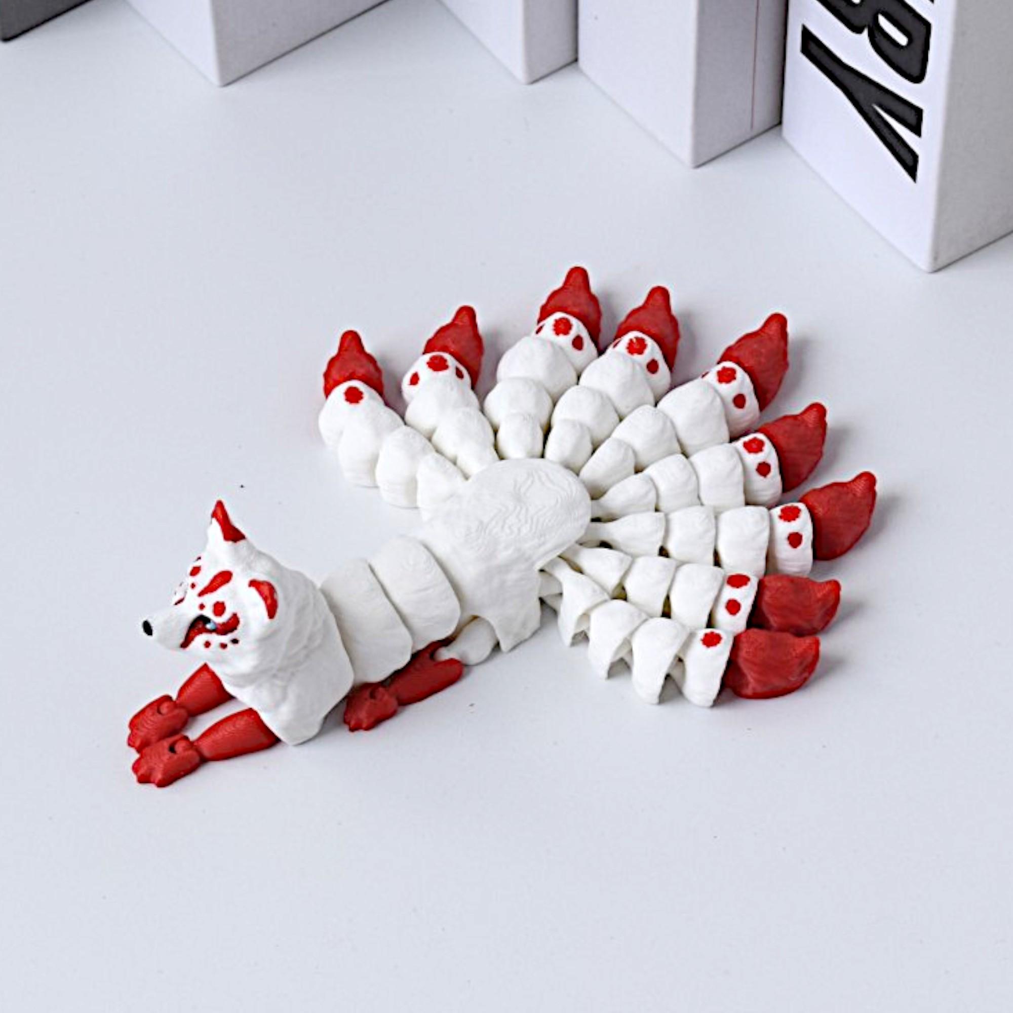 Nine-tailed Fox, Smart Fox Shape, Fantasy Texture, Exquisite Details, Fairy-style Appearance, Exquisite Craftsmanship, Thoughtful Gift Decoration, Adding Fairy Charm