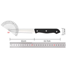 12-piece Kitchen Knife And Accessory Set With High-carbon Stainless Steel Blades, Including Meat And Steak Knives, With ABS Handles
