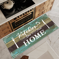 Boho Kitchen Rug Sets 3 Pieces, Washable Kitchen Mats For Floor, Non Slip Soft Kitchen Area Rug Floor Mat For Kitchen, Laundry Room And Hallway Teal, 20''X32'' 20''X48'' 20''X60''