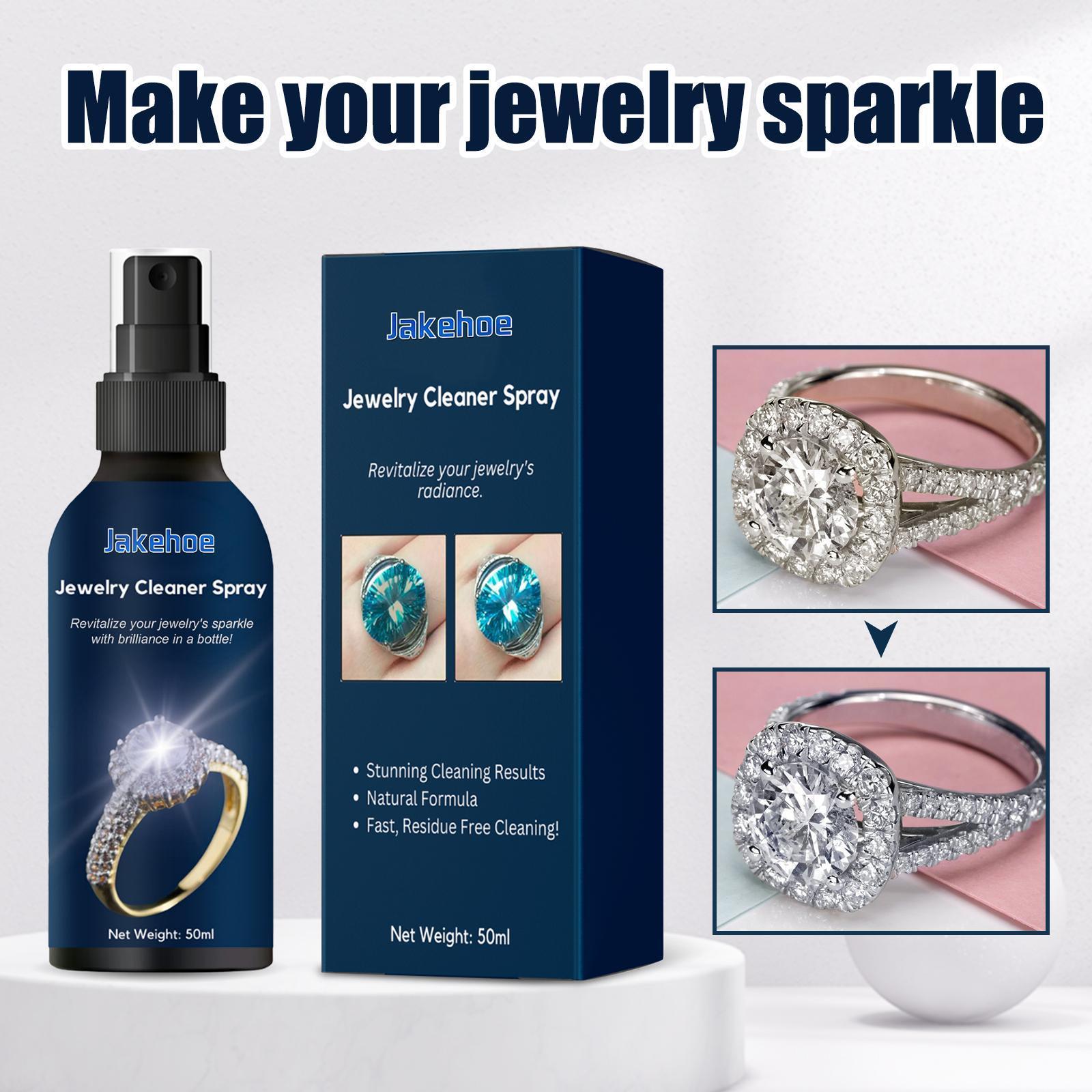 Jack Huo Jewelry Cleaner Necklace Gold Jewelry Cleaning, Black Removal, Stain Removal, Antioxidant Maintenance