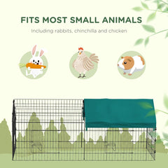 Small Animal Playpen With Roof For Rabbits, Chicken, Chinchillas