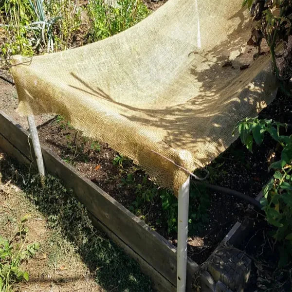 63inch*30ft Eco-Friendly Jute Mulch, Gardening Ground Cover, Plant Mulch, Weed Control, Soil Erosion Prevention, Biodegradable Material