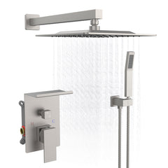 Rainwater Shower System With Storage Rack, Unable To Ship On Weekends