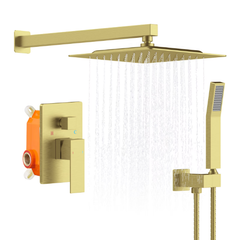 Shower System Shower Mixer Combo Set Wall-mounted
